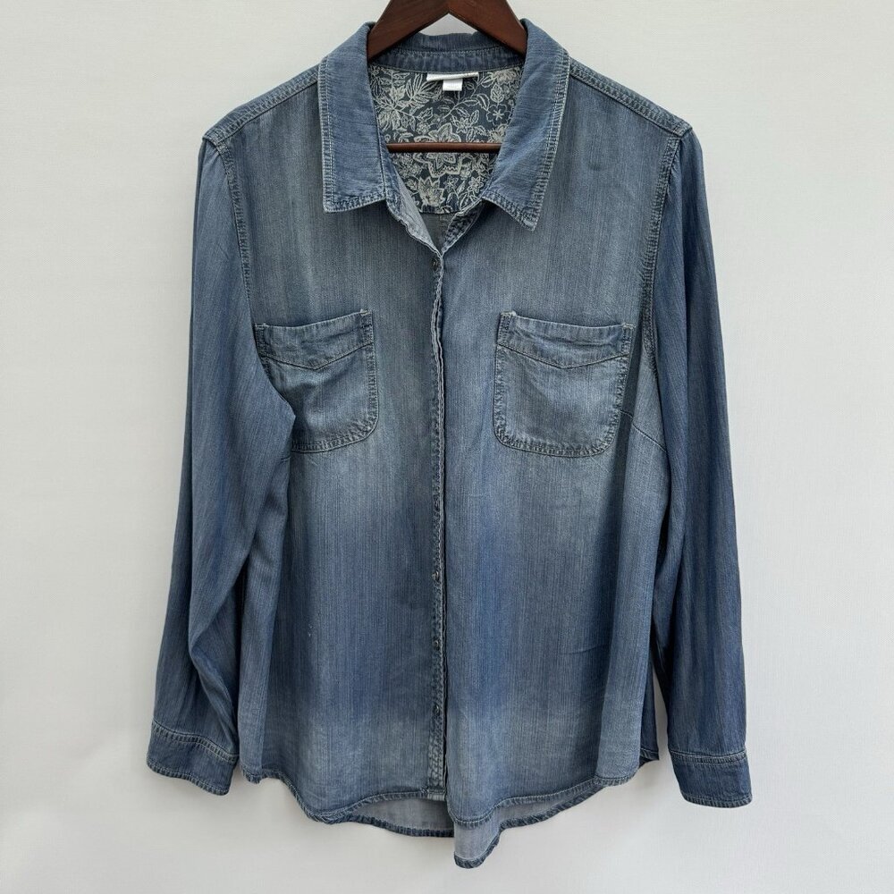 Westport 1962 jeans shirt women Size XL